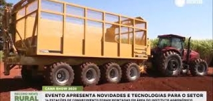 Nascimento do Cana Show-IAC2025 foi registrado por muitas lentes, entre elas a da Record News