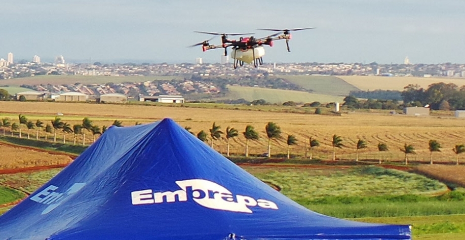 O uso dos drones na agricultura está cada vez mais presente, tanto em quantidade como em diversidade de aplicações. Foto: Rafael Soares