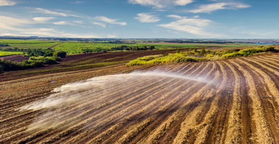 Vinhaça é usada em irrigação de áreas de cana, mas, como é ácida, pode comprometer a saúde do solo em longo prazo. Foto: Adobe Stock