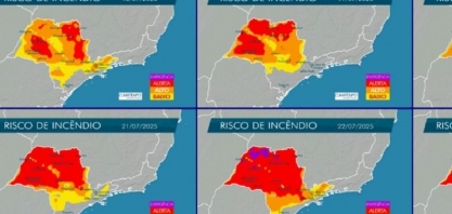 São Paulo segue em alerta para risco de incêndios nos próximos dias