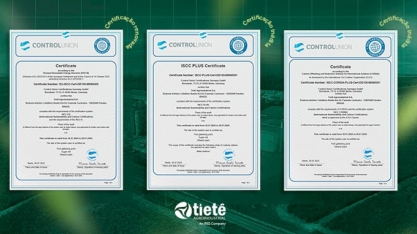 Tietê amplia Certificações Internacionais de Sustentabilidade
