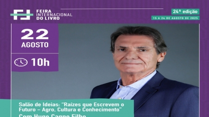 Convite para o Salão de Ideias com o Patrono Hugo Cagno e convidados
