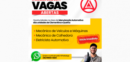 Clealco está com vagas abertas para contratação imediata na área de manutenção automotiva