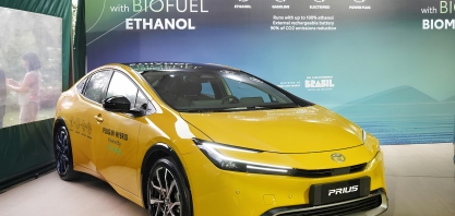 Toyota apresenta protótipo do Prius híbrido plug-in flex, na Fenasucro & Agrocana 2025