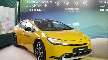 Toyota apresenta protótipo do Prius híbrido plug-in flex, na Fenasucro & Agrocana 2025