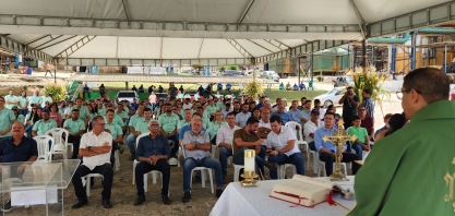 Cooperativa Pindorama inicia moagem de grãos 2025/26 com missa histórica de ação de graças