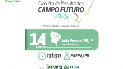 CNA promove Circuito do Campo Futuro em João Pessoa