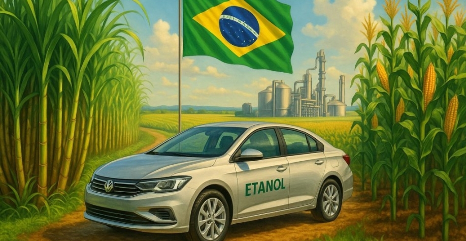 Arte digital criada por inteligência artificial, a partir de solicitação do Sindalcool