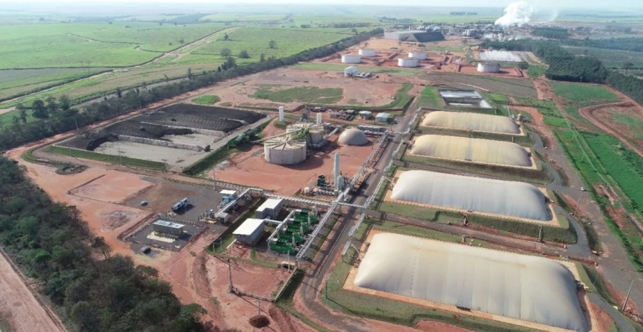 Planta de biogás da Cocal em Narandiba • Divulgação: Cocal