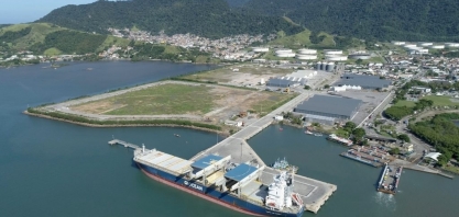 Dragagem no Porto de São Sebastião avança 40% e deve ser concluída até outubro