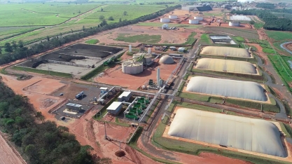 Usina Cocal é destaque na produção de biogás e biometano da cana de açúcar