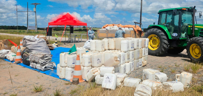 Ação de recolhimento de embalagens plásticas usadas em Pedras de Fogo arrecada 2,2 toneladas em apenas um dia