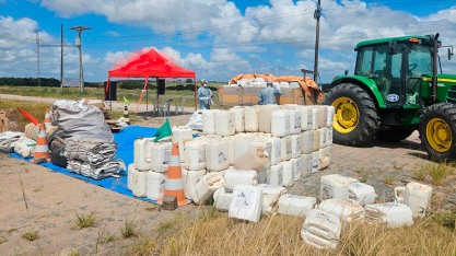 Ação de recolhimento de embalagens plásticas usadas em Pedras de Fogo arrecada 2,2 toneladas em apenas um dia
