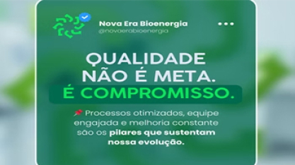  Nova Era Bioenergia dá mais um passo rumo à excelência operacional com implantação de Sistema de Gestão da Qualidade