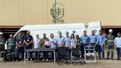Usina Estiva realiza doação de equipamentos, lacres e tampinhas ao HCC