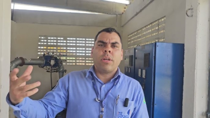 Por meio da irrigação por gotejo, a Japungu leva para a cana, água, nutrientes, inseticidas...