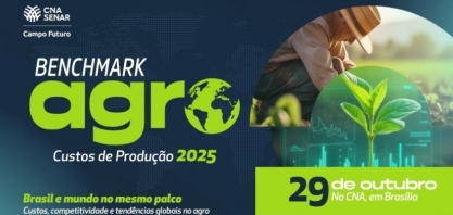 Custos, competitividade e futuro do agro serão debatidos em encontro na CNA