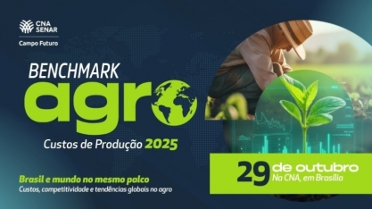 Custos, competitividade e futuro do agro serão debatidos em encontro na CNA