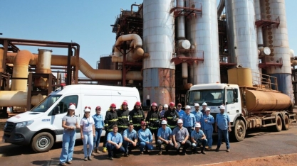 Usina Caeté: unidade Paulicéia realiza simulado de atendimento a emergências