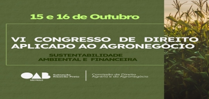 IV Congresso de Direito Aplicado ao Agronegócio 