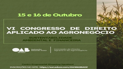 IV Congresso de Direito Aplicado ao Agronegócio 