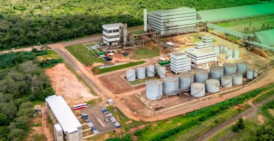 Unidade de biodiesel da União Agroindustrial em Alto Araguaia (MT) conta com capacidade produtiva de 245 milhões de litros por ano — Foto: Fênix Biodiesel/Reprodução
