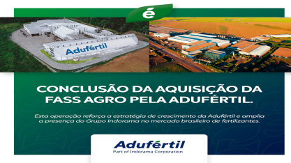 Conclusão da aquisição da Fass Agro pela Adufértil