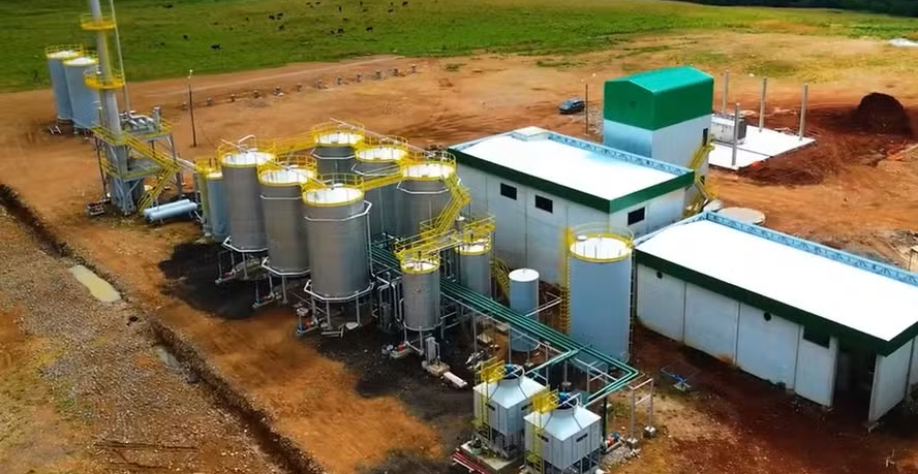 Planta da C.B Bioenergia está localizada em Santiago (RS) — Foto: Divulgação