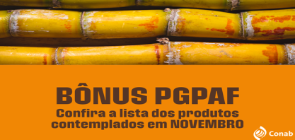 Produtores de cana em Pernambuco e Rio Grande do Norte passam a contar com bônus do PGPAF