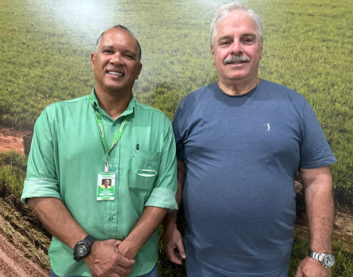 Da esquerda pra direita: Alnat Casado, gestor da Asprovac, e Clóvis Farias, presidente da associação - Foto: Assessoria