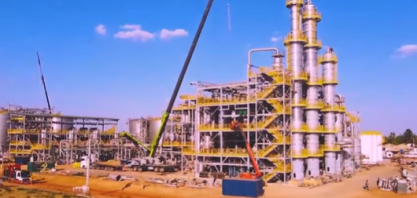 Obra da usina de etanol de Canarana-MT entra na reta final