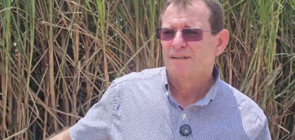 Na Japungu, cana com sete meses e irrigada por gotejo e cana com 11 meses que só recebeu vinhaça