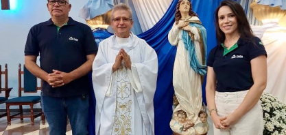 Representantes da Delta participam da novena à Imaculada Conceição