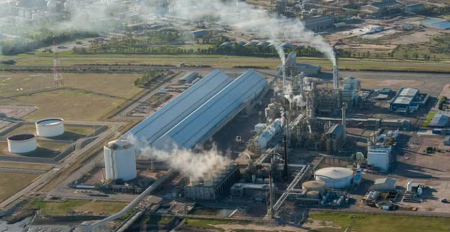 Fábrica da Profertil em Baía Blanca, na Argentina — Foto: Divulgação/Profertil