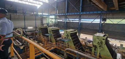 A Usina Utinga conta com a maior moenda de cana da região Norte-Nordeste