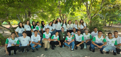 Aprendizes de Mecânica da Usina Caeté visitam o Lar de Idosos Joana Figueiredo em São Miguel dos Campos