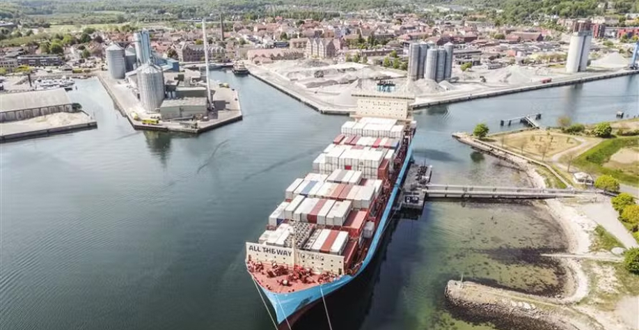 Navio Laura Maersk — Foto: Divulgação/Maersk