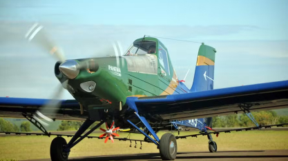 Embraer dá primeiro passo para seu avião agrícola movido a etanol voar no exterior