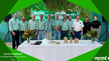 Da Mata realiza culto de encerramento de safra 2025