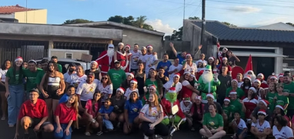 Solidariedade em movimento: Nova Era participa de sua primeira Carreata de Natal em Ibaté