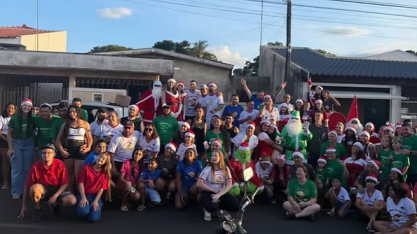 Solidariedade em movimento: Nova Era participa de sua primeira Carreata de Natal em Ibaté