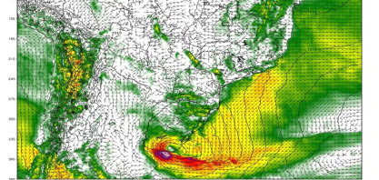 Veja qual será a rota do ciclone extratropical a partir de hoje