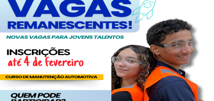 Vagas remanescentes para o Programa Jovem Aprendiz Clealco