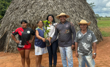 Uisa doa mais de 4 mil mudas nativas e frutíferas a comunidades indígenas em Mato Grosso