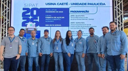 SIPAT reforça cultura de segurança e mobiliza colaboradores na Usina Caeté – Unidade Paulicéia