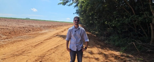 Aceiro com 10 m de largura na Beggio Lorenzo Agropecuária contribui para não disseminar incêndios