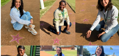 Bioenergética Aroeira homenageia colaboradoras com “Calçada da Fama” no Dia das Mulheres