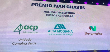 Prêmio Ivan Chaves reconhece eficiência de usinas no Centro-Sul