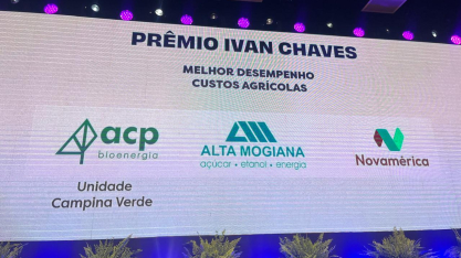 Prêmio Ivan Chaves reconhece eficiência de usinas no Centro-Sul