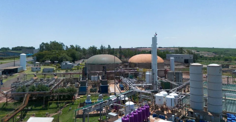 Usina de biogás da Geo biogas, em Tamboara/PR (Foto Divulgação) 
